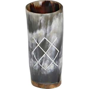 Tasse à corne à boire Viking tasse à corne artisanale pour les amateurs de bière et d'hydromel verres à corne Koi faizacraft - Product Image 4