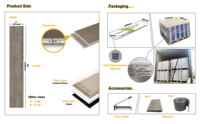 Einfache Installation SPC Vinyl-Bodenbelag Wasserdichte Ineinandergreifende Bodenplanken mit Starrem Kern