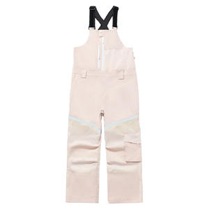 Bavettes de ski personnalisées pour femmes pantalons de snowboard isolés et coupe-vent imperméables avec impression de logo et vêtements de ski de marque privée - Product Image 1