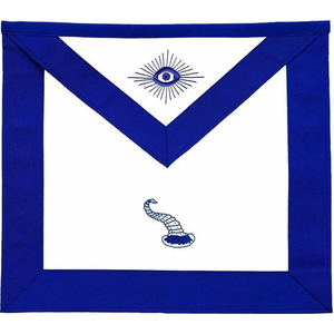 Freemasons English Provincial District Masonic Regalia Set Undress Delantal Collar - Product Image 6