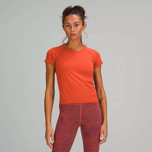 Camisetas deportivas transpirables para hombre y mujer, ropa de gimnasio para verano, 100% poliéster, con logotipo, venta al por mayor - Product Image 2