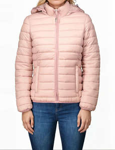 Veste matelassée d'hiver imperméable avec logo personnalisé pour femmes Veste matelassée à bulles à la mode Veste matelassée courte pour femmes - Product Image 5