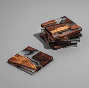 Posavasos redondo de madera de alta calidad del último 2021 a granel al por mayor para bebidas de mesa, botella, taza de té, taza de café de cristal - Product Image 3