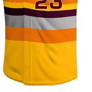 ชุดกีฬาเบสบอลคุณภาพสูง ระบายอากาศได้ดี ไซส์ใหญ่  รับสั่งทำสีและโลโก้ แห้งเร็ว ผลิตจากโพลีเอสเตอร์ 100% ราคาแข่งขัน - Product Image 6