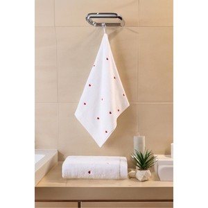 Varol Love Series Embroidered Micro Cotton Jacquard <b>Bath</b> <b>Towel</b> <b>Set</b> Quick-Dry Skin-Friendly for Home Novel Cartoon Face <b>Towel</b> - Product Image 5
