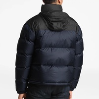 Blouson matelassé épais imperméable personnalisé de haute qualité, style streetwear unisexe, col montant, pour l'hiver, décontracté, vente en gros