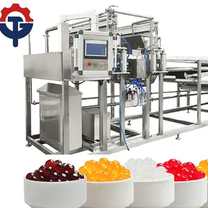 Improved Production Flexibility Popping Boba Jelly Balls Machine Installation