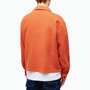 Chemises gaufrées vierges à la mode pour hommes-durables, confortables et parfaites pour une tenue décontractée et une personnalisation - Product Image 4