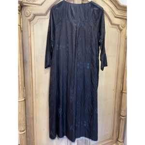 Neel 08 - Vestido Boho Chic Indigo con Tirantes Finos, Estampado Floral, Cintura Natural, Transpirable, 100% Algodón, Talla Única para Primavera, Disponible en XL - Product Image 3