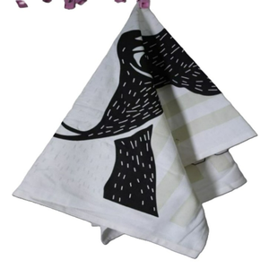 Hermoso y Duradero, 100% Algodón Orgánico, Secado Rápido, Desechable, Ecológico, Hipoalergénico, Lavado a Mano, Diseño Floral Personalizado - Product Image 2