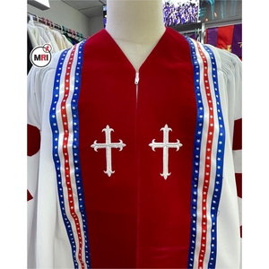Custom design all'ingrosso clero vescovo dottorato clero abiti scuola personalizzata di alta qualità <span class=keywords><strong>College</strong></span> laurea Unisex OEM uniforme