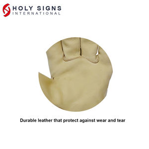 Guantes Lineman con puños de alta visibilidad extendidos para visibilidad Trabajo eléctrico Guantes de mano Seguridad para usar con guantes con aislamiento de goma - Product Image 6
