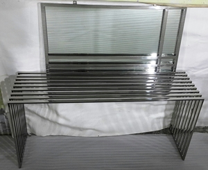 Mesas de consola de espejo SS utilizadas para tocador de espejo y como decoración del hogar y producto de utilidad disponible en varios acabados y tamaños - Product Image 6