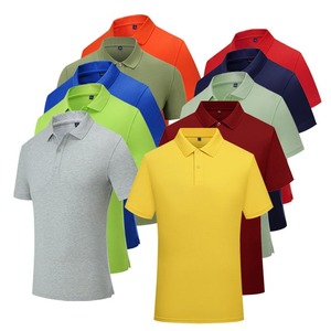 Polo classique couleur unie coton doux tissu extensible manches courtes col côtelé coupe élégante et confortable - Product Image 4