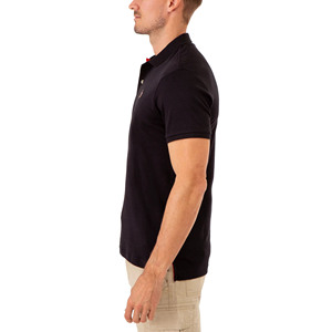 Hombres de algodón 100% de alta calidad para Polos Camisas de golf negras elegantes hechas a medida para adultos Precio al por mayor - Product Image 3