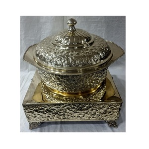 Ensemble de plats chauds en acier inoxydable de luxe A.H.DECORATIVE Modèle 9315 Plat de service de buffet professionnel avec option de taille personnalisée - Product Image 4