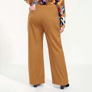 JAROGI <span class=keywords><strong>KAKI</strong></span> donna cotone Casual aderente gamba apertura divisa <span class=keywords><strong>pantaloni</strong></span> a vita alta <span class=keywords><strong>pantaloni</strong></span> Casual ufficio donna <span class=keywords><strong>pantaloni</strong></span> Palazzo - Product Image 5