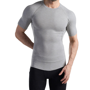 <b>Compression</b> <b>Shirts</b> MMA Rash Guard Breathable Quick Drying <b>Compression</b> <b>Shirts</b> <b>Men</b> Fitness Gym Bodysuit Spandex Nylon - Product Image 1