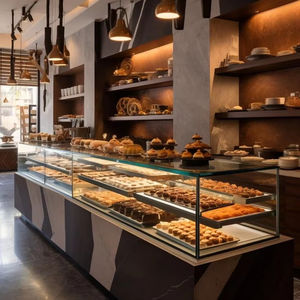 Contenedor prefabricado de diseño moderno para restaurantes de comida rápida, cafeterías, bares, tiendas de conveniencia, tienda emergente, quiosco, estantes de exhibición - Product Image 1