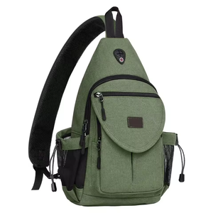 Bolso Cruzado de Hombre con Cierre de Cremallera, Térmico, Impermeable, de una Sola Correa, para Exteriores, con Logotipo Personalizado - Product Image 2