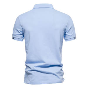 <b>Men's</b> High Quality Custom Cotton for <b>Polo</b> T-<b>Shirts</b> Solid Design with Embroidered Logo Plain Style - Product Image 5