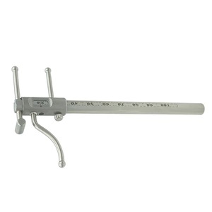 Castroviejo Eyelid Calipers Surgical Instrument OphthalmicSteel Self-locking Castroviejo Caliper Ophthalmic Eyelid Ruler - Product Image 4