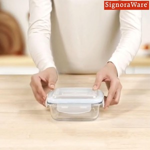 ภาชนะแก้วทรงสี่เหลี่ยมผืนผ้าสำหรับเก็บอาหารจากซัพพลายเออร์อินเดีย สำหรับจัดระเบียบห้องครัว มีจำหน่ายแล้ว - Product Image 4