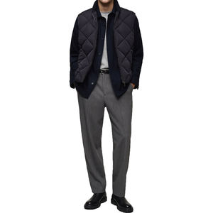 Nueva moda para hombre, chaleco calefactable, chaqueta acolchada, informal, de invierno, transpirable, con cierre de cremallera, chaleco acolchado sin mangas - Product Image 5