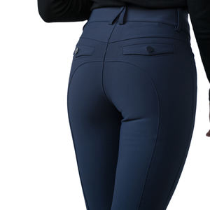 Mallas ecuestres cómodas de calidad superior, pantalones de montar a caballo de tela duradera para hombres y mujeres, deportes de carreras, venta al por mayor - Product Image 1