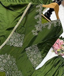 Ensemble haut brodé et palazzo pour femme avec dupatta fantaisie – Tenue ethnique de créateur pour soirée - Product Image 5