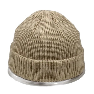 Gorro de punto de invierno con bordado personalizado de alta calidad para hombre, gorro de punto liso cálido de lana para viaje 2026 - Product Image 2