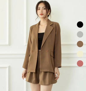Blazer de mujer de manga larga de alta calidad estilo oficina 2025 - Product Image 1