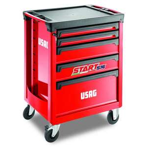 Gabinete con Ruedas Usag con 5 Cajones (Vacío) para Herramientas - Product Image 1