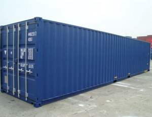 Conteneur maritime bleu haute cube 40 pieds, bleu RAL5010, neuf, conteneur haute cube 40 pieds - Product Image 6