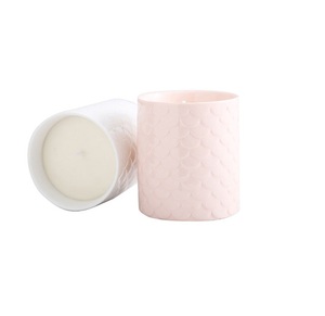Pot de bougie en céramique de luxe, décoration de maison, pot de bougie d'aromathérapie, pot de bougie pour mariage et décoration Festive - Product Image 2