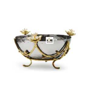 Luxury Sunflower Designing Metal Aluminum Food Dates Serving Bowl Handmade Classic Metal Decorative <b>Platters</b> for Indian Supplies - Product Image 3