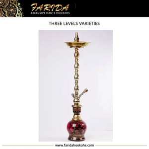 Hookah thiết lập Shisha hookah Arabic hukka Ống sheesha hookah 2025 New Arrival chất lượng bán buôn Egyptian hookah Brass ba cấp độ - Product Image 6