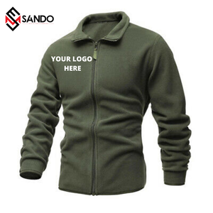 Jersey con bordado personalizado para hombre, sudadera atlética, sudadera deportiva gris lisa, para correr en invierno, hecha de poliéster/material de algodón - Product Image 4