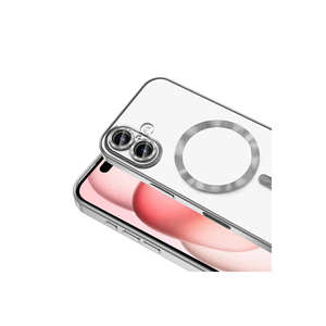 Netzy for iPhone 16 for MagSafe Compatible <b>Case</b> Silicone Cover Electroplate Special <b>Wireless</b> <b>Charging</b> Camera Protection Ins for - Product Image 3