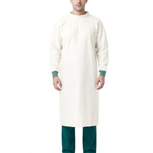Tendance du moment : Blouse chirurgicale professionnelle pour patient, tenue médicale d'hôpital, confortable, dos ouvert, manches longues, tricotée, unisexe, pour clinique et soins. - Product Image 1