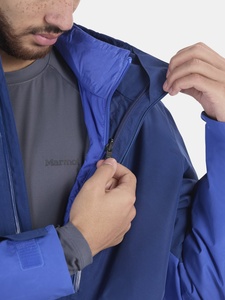 Mode hivernale Vestes longues en peluche pour hommes Manteau épais à capuche matelassé Vêtements d'extérieur chauds et légers pour l'extérieur - Product Image 3