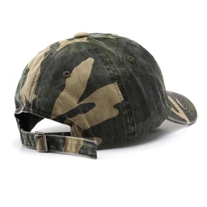 หมวกกีฬาขอบโค้งด้านบนนิ่ม6แผงหมวกเบสบอลผ้าฝ้ายฟอกสีปักโลโก้ได้ตามต้องการกลางแจ้ง - Product Image 1