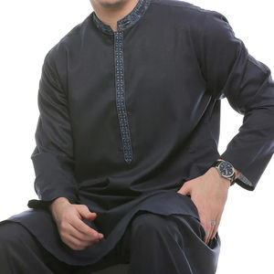Shalwar Kameez pour homme de haute qualité, couleur unie, nouveau style tendance, vêtements pakistanais les plus vendus, service OEM, vente en gros - Product Image 4
