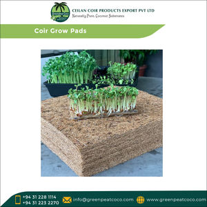 Exportateur mondial vendant des coussinets de culture en fibre de coco naturelle de la meilleure qualité 100% et en latex sur un côté pour la culture de petites plantes - Product Image 4