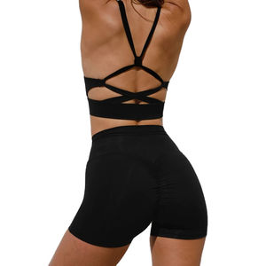 High Quality Custom <b>Sports</b> <b>Bra</b> <b>And</b> <b>Shorts</b> <b>Set</b> For Gym Fitness Yoga Wear Wholesale Customized Color Size Gym Fitness <b>Sets</b> - Product Image 2