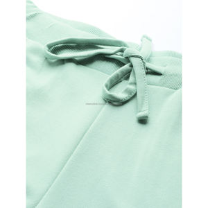 Pantalon de survêtement vert uni slim pour femme – Confortable, décontracté, idéal pour le sport et les loisirs – Vente en gros de pantalons et de joggings pour femme - Product Image 4