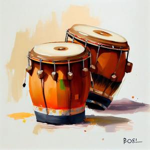 Instrument de musique à tambour de qualité supérieure conçu avec une attention particulière aux détails, parfait pour l'enregistrement en studio professionnel - Product Image 2