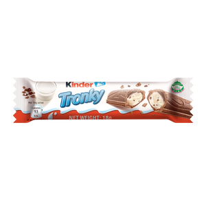 Barres chocolatées Kinderr Tronky originales 90g, paquet de 5, chocolat crémeux à la noisette et au lait, collation pour enfants et adultes, délice - Product Image 1