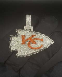 Colgante con Inicial Personalizada, Plata de Ley 925, Diamante Moissanite VVS, Estilo Hip Hop, Colgante con Inicial de Nombre para Hombre, para Regalo - Product Image 1