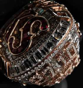 Luxury Custom Jewelry Hip Hop Vvs Moissanite Diamond <b>Ring</b> Bling Iced Out Initial PSC Moissanite Championship <b>Ring</b> for <b>Mens</b> - Product Image 4